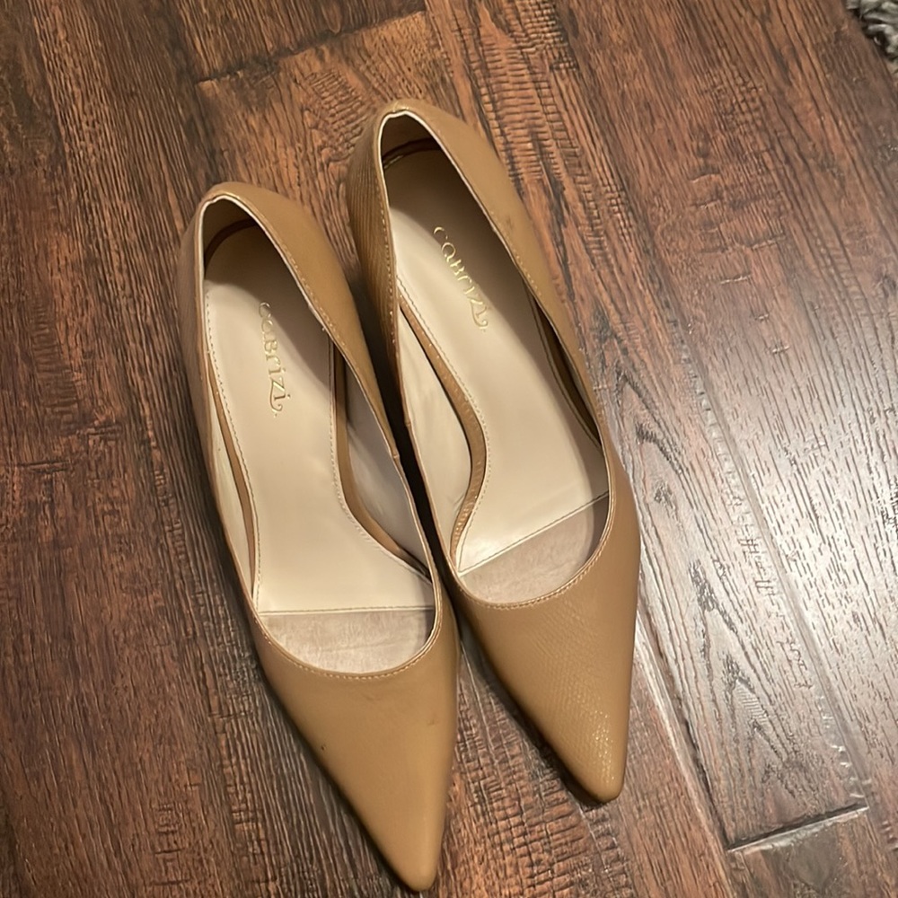 Cabrizi tan/gold heels size 8.5 - Picture 8 of 9